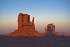 Mittens Shadow and Moonrise