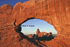 Turret Arch through North Window