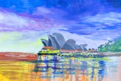 "Sunset over the Sydney Opera House"