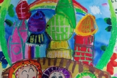 "Russian doll with castle"