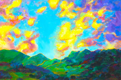 A Sunny Day In The Mountains
