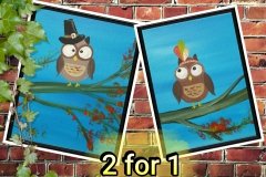 Thanksgiving Owls