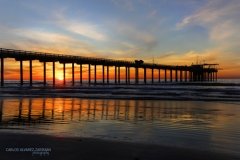 Sunset in La Jolla Beach